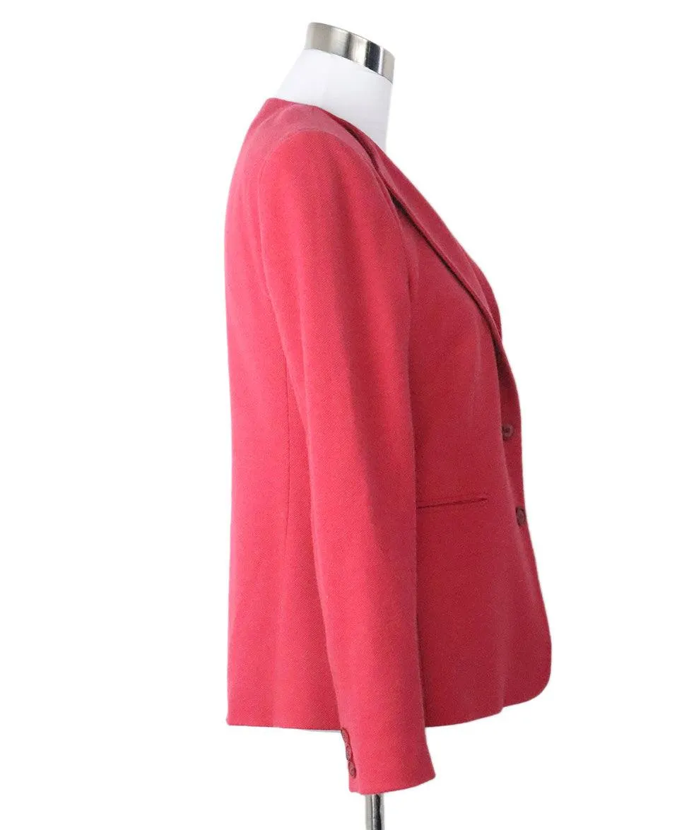 Max Mara Size Pink Cashmere Jacket sz 10