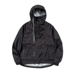 Meanswhile Air Circulation System Rain Jacket Off Black