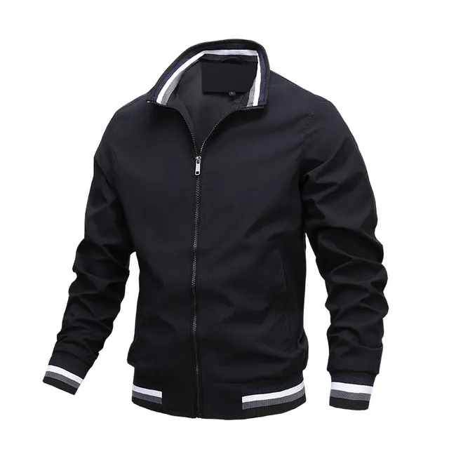 Men's Bomber Jacket Autumn Men's Casual Slim Fit Windproof Jacket