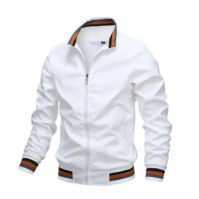 Men's Bomber Jacket Autumn Men's Casual Slim Fit Windproof Jacket