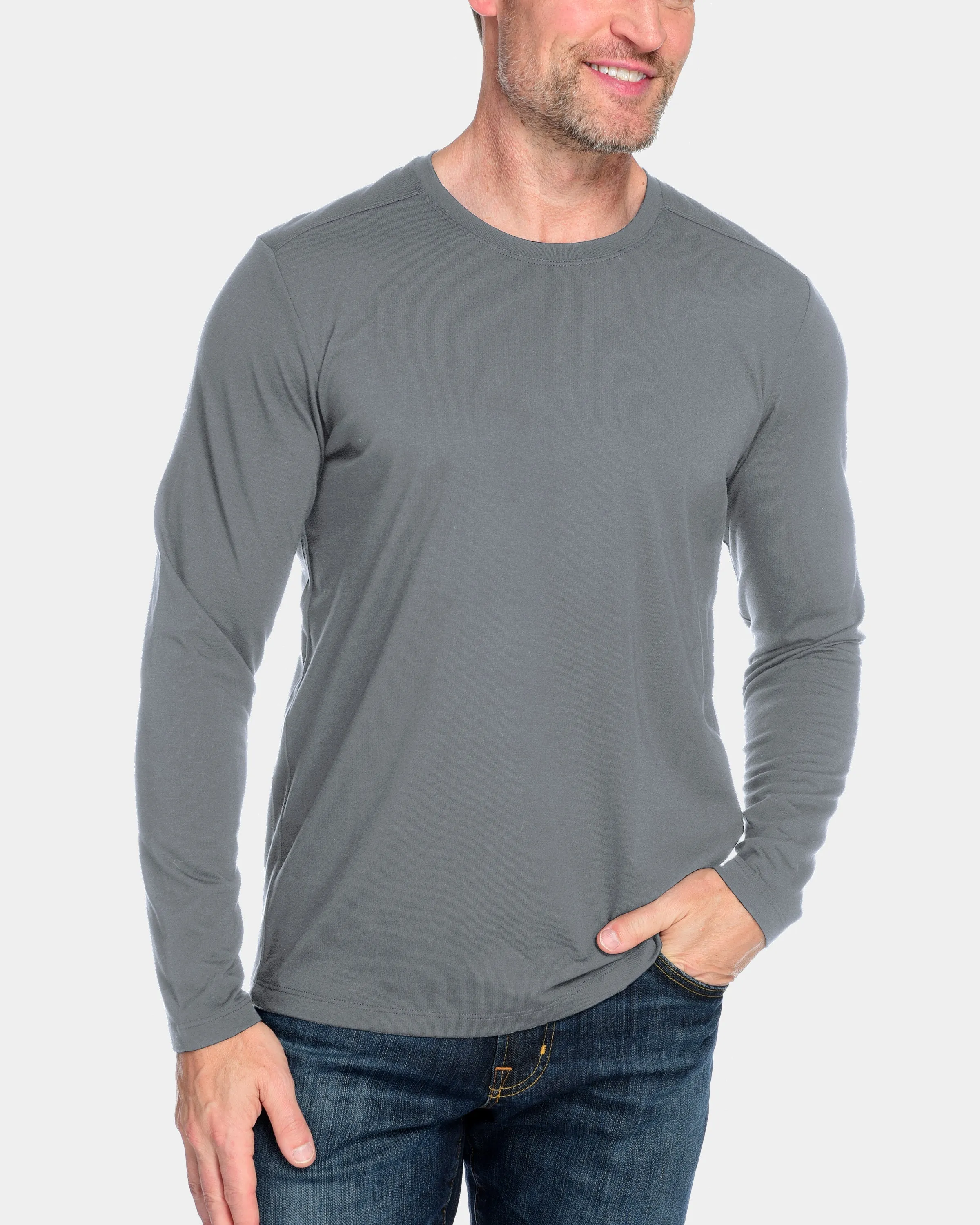 Men's Everyday Cashmere Long Sleeve Crew