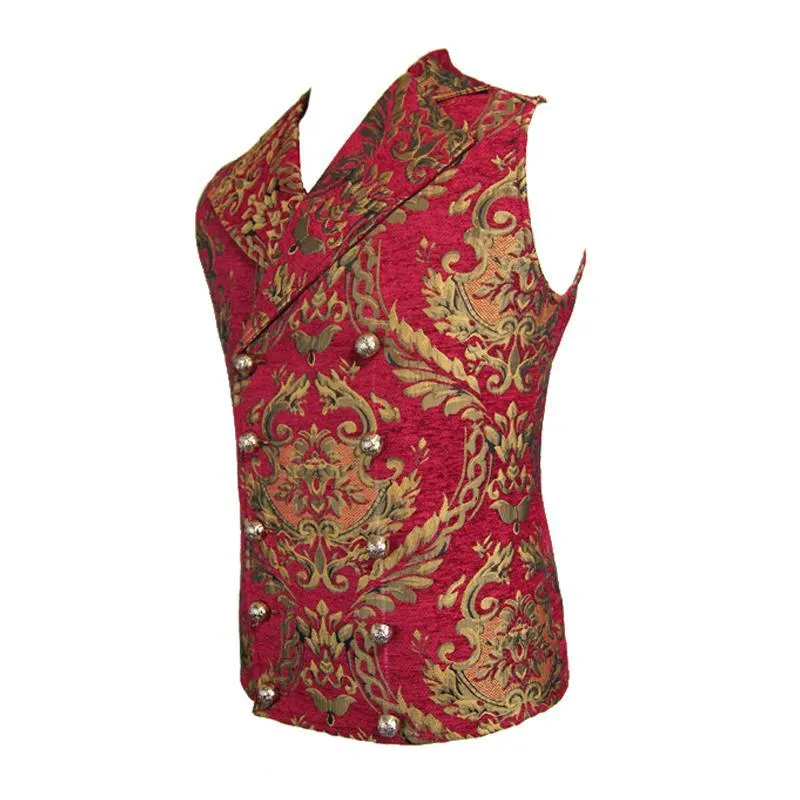 Men's Goth Brocade Vest