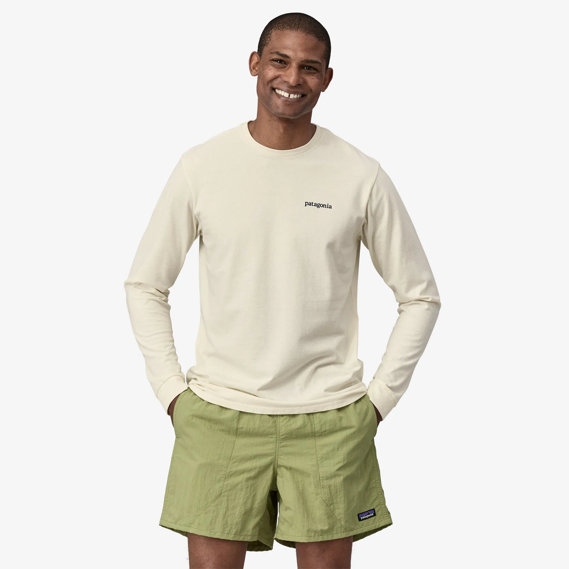 Men's Long-Sleeved Line Logo Ridge Responsibili-Tee®