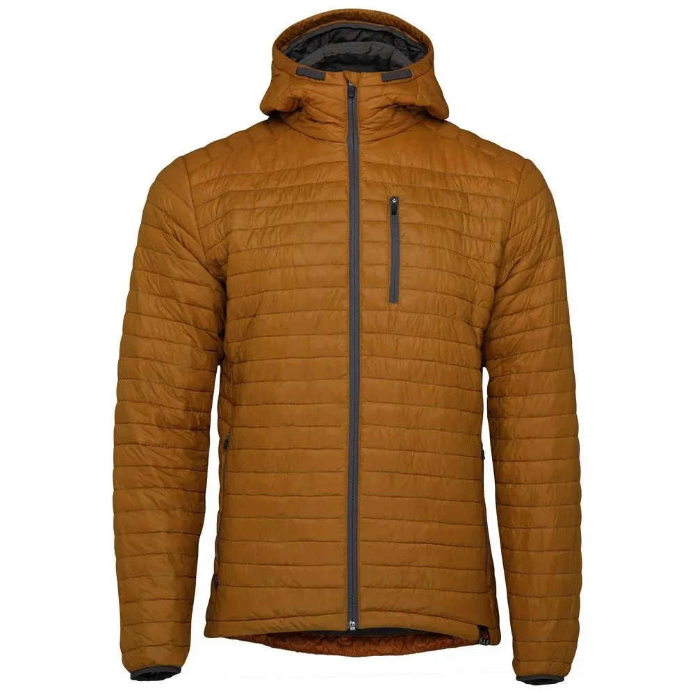 Mens Merino Wool Insulated Jacket (Mustard/Smoke)