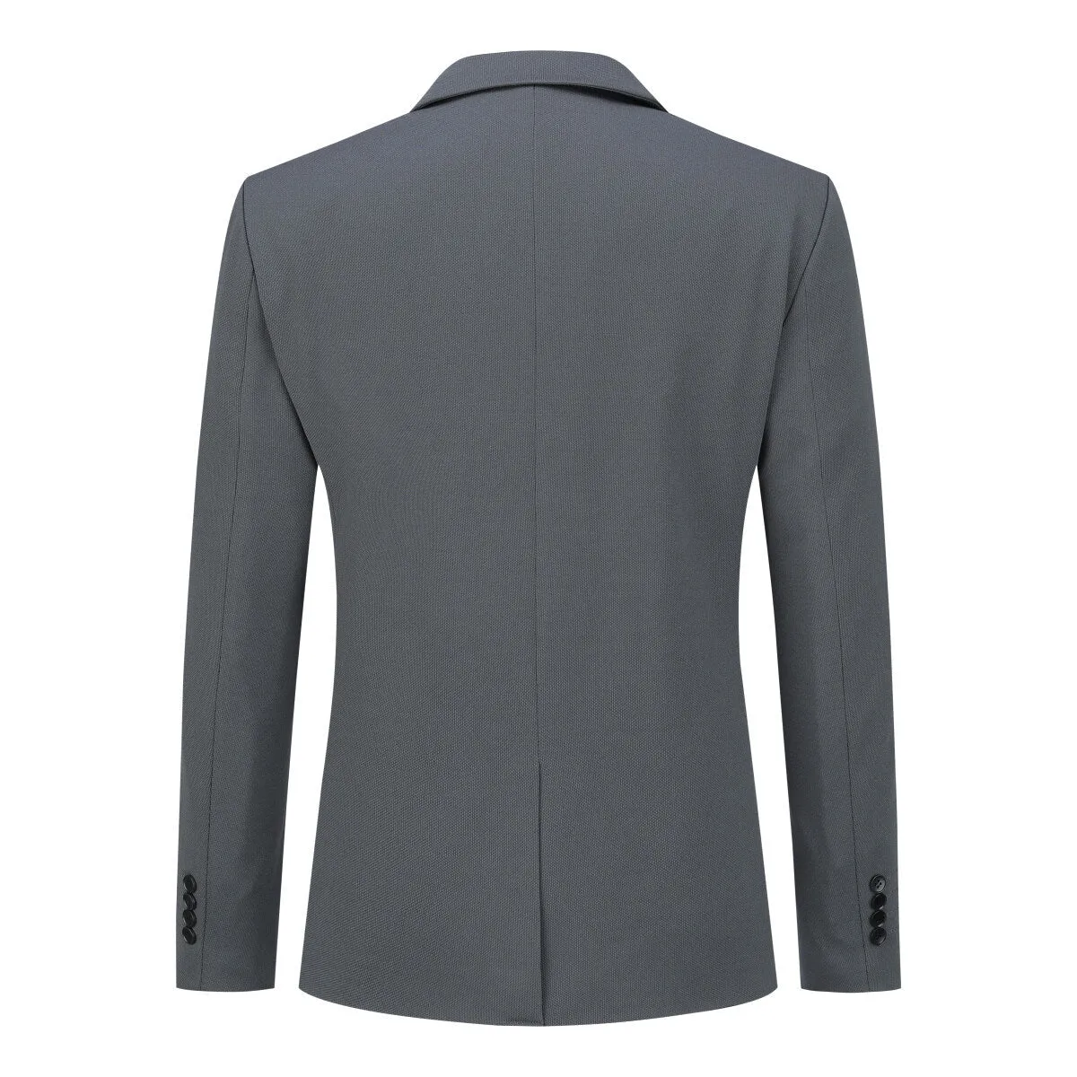 Men's Suit Jacket Slim Fit Coat Business Daily Blazer Grey