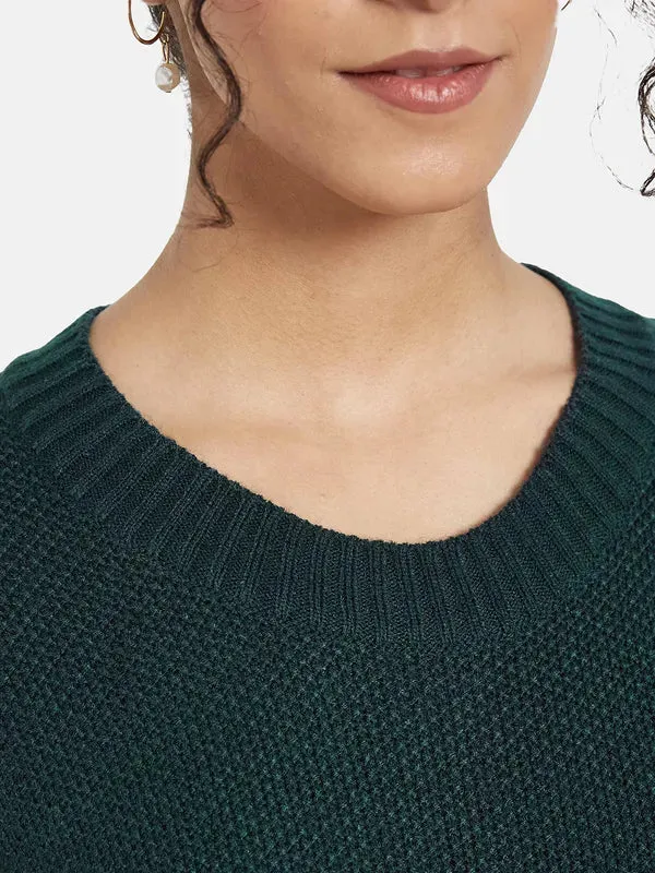 Mettle Women Green Pullover