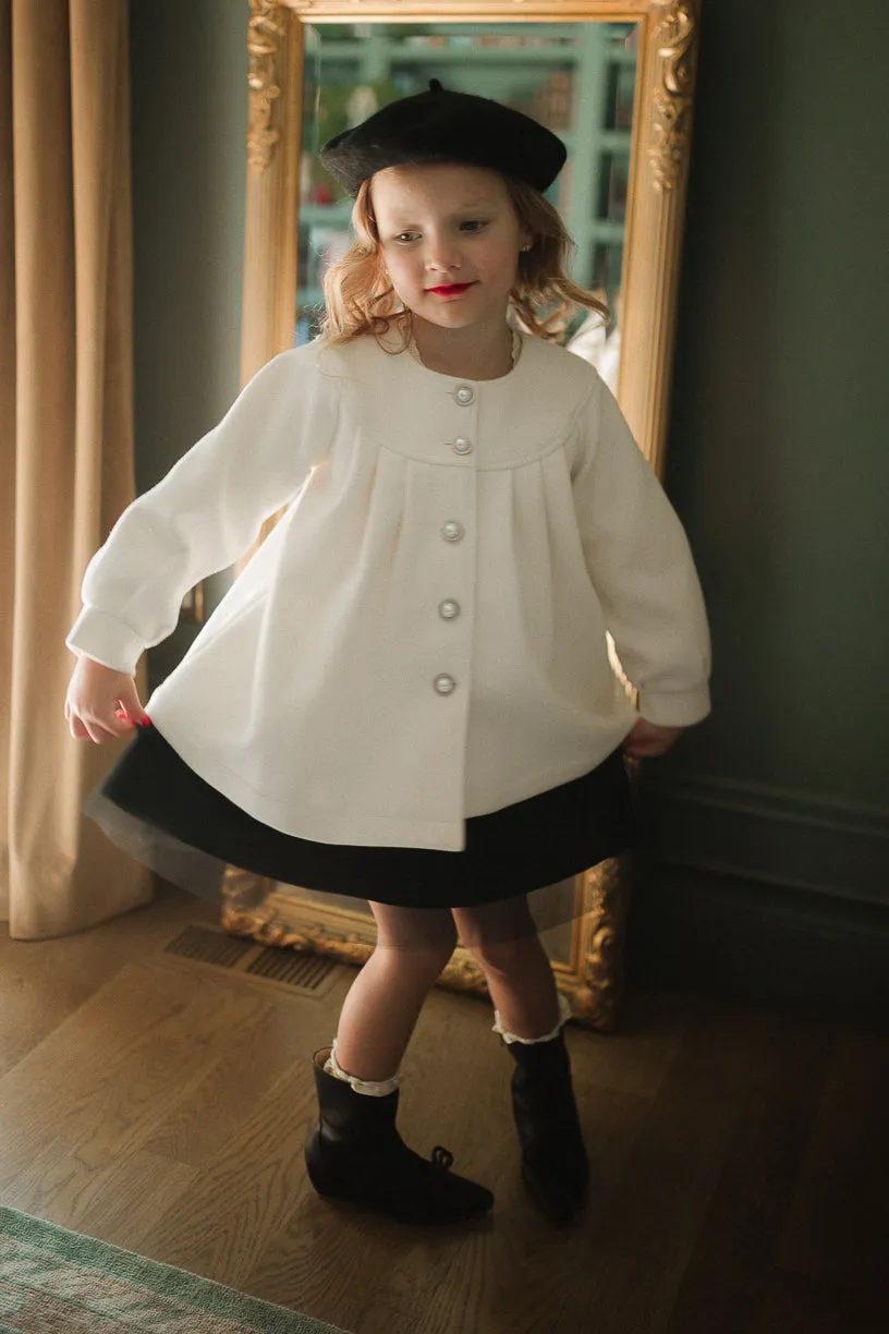 Mini Della Coat in Cream - FINAL SALE