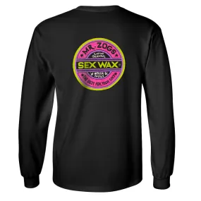 Mr. Zog's Sex Wax Mens Fluoro L/S Tee - Black