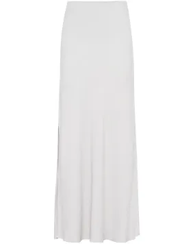 Natural Linen Bias Maxi Skirt