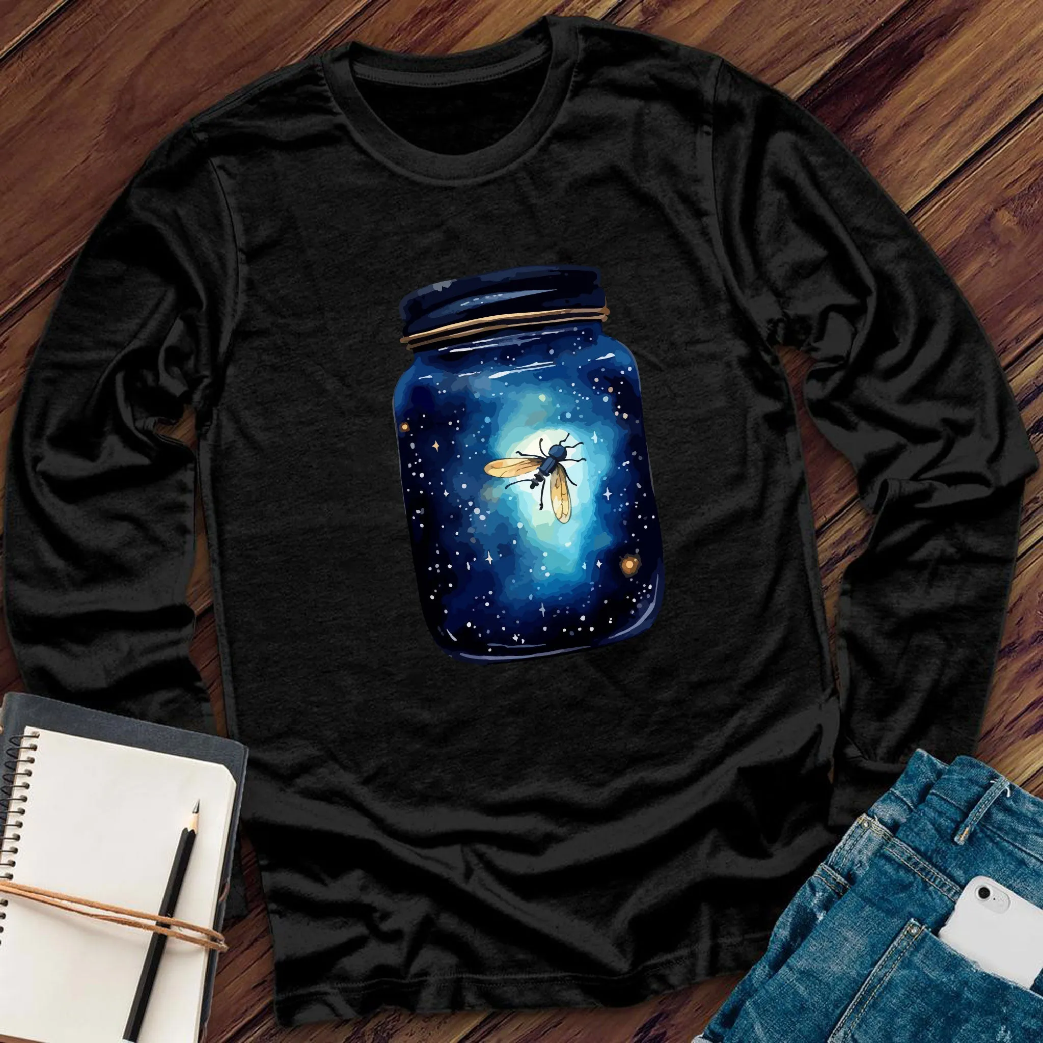 Navy Firefly Jar Long Sleeve