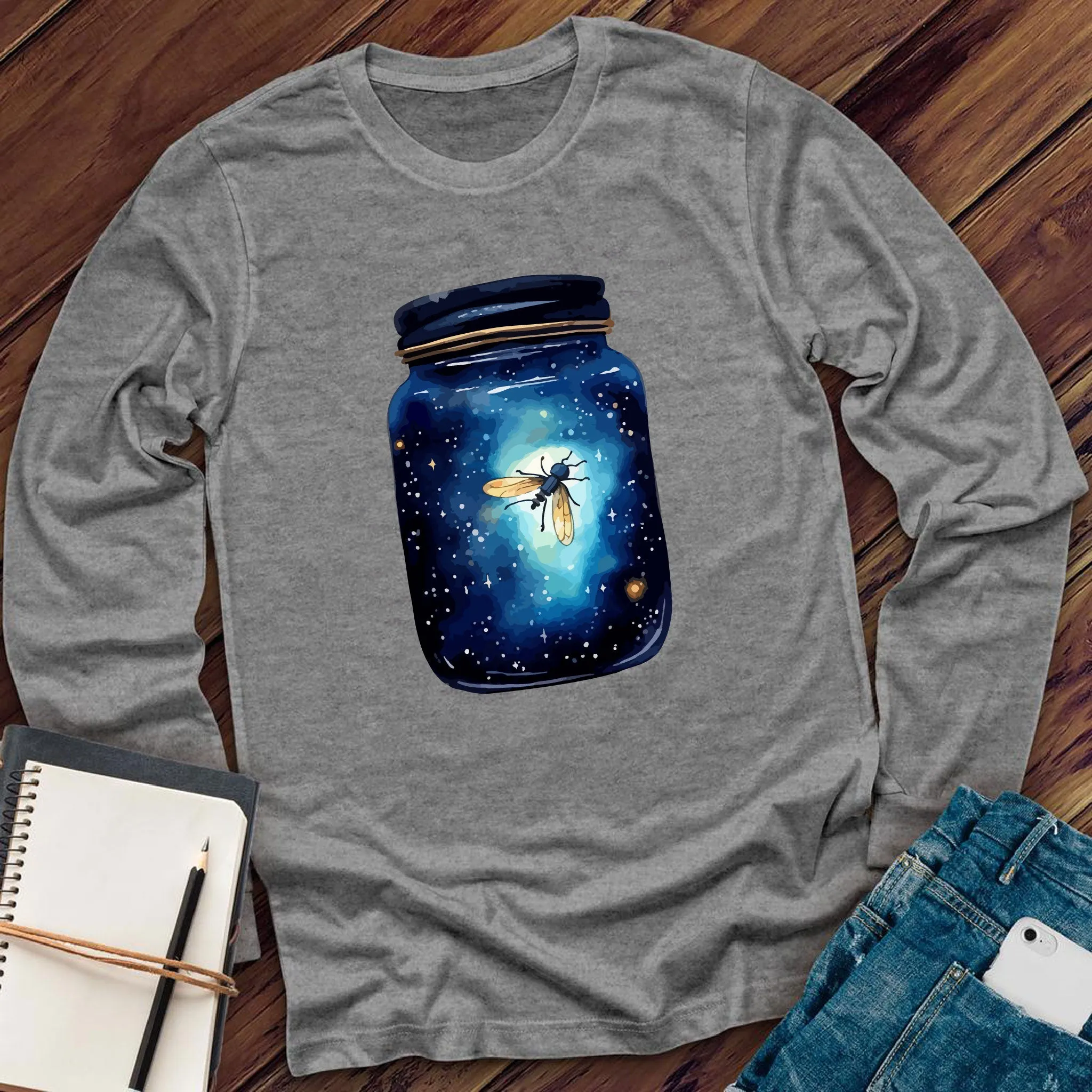 Navy Firefly Jar Long Sleeve