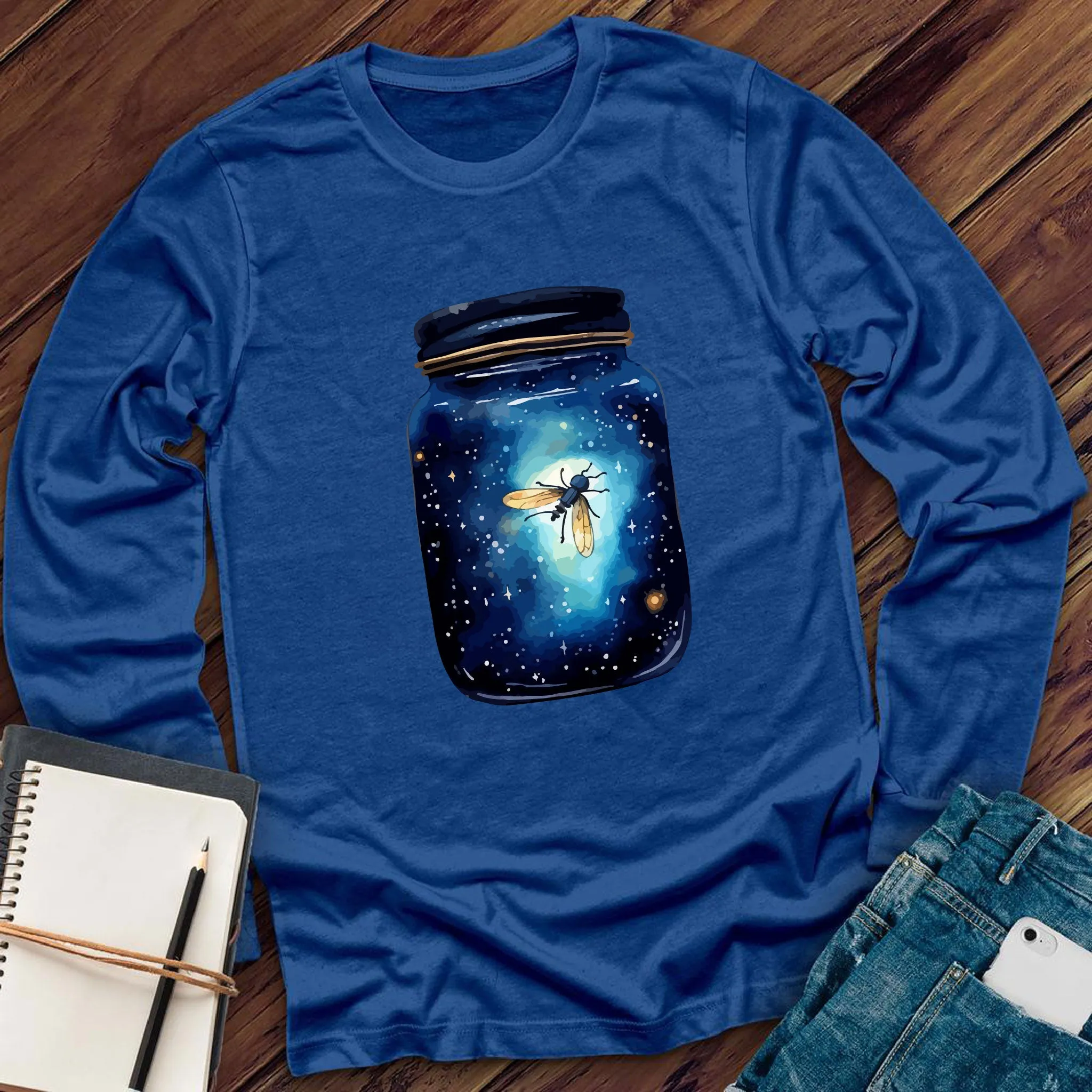 Navy Firefly Jar Long Sleeve