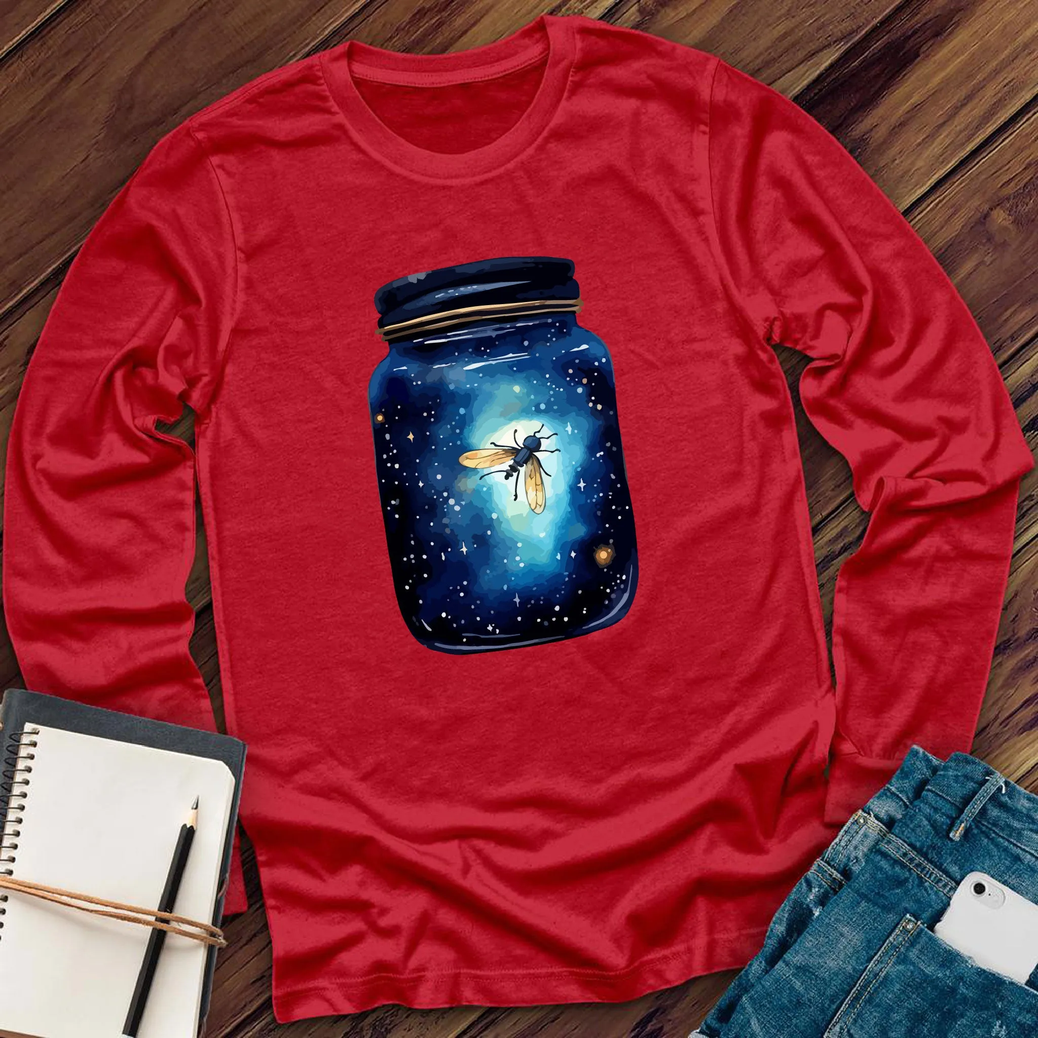 Navy Firefly Jar Long Sleeve