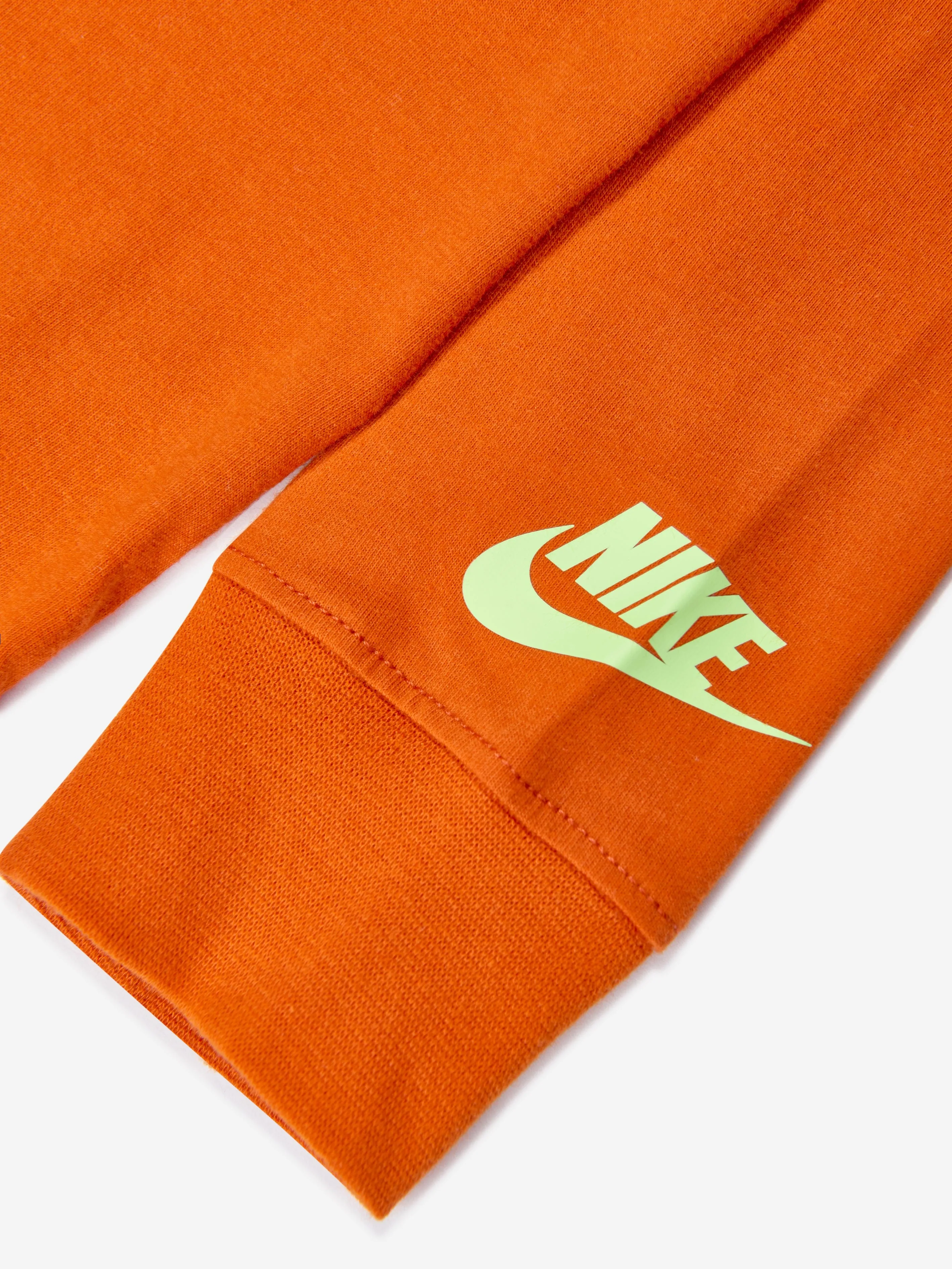 Nike Boys Snowscape AOP Fill T-Shirt in Orange