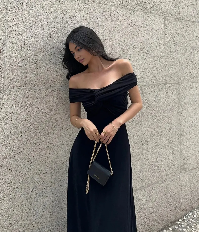 Off The Shoulder Velvet Maxi Dress Engagement Wedding Guest Dress Bridesmaid Dresses Prom Dress