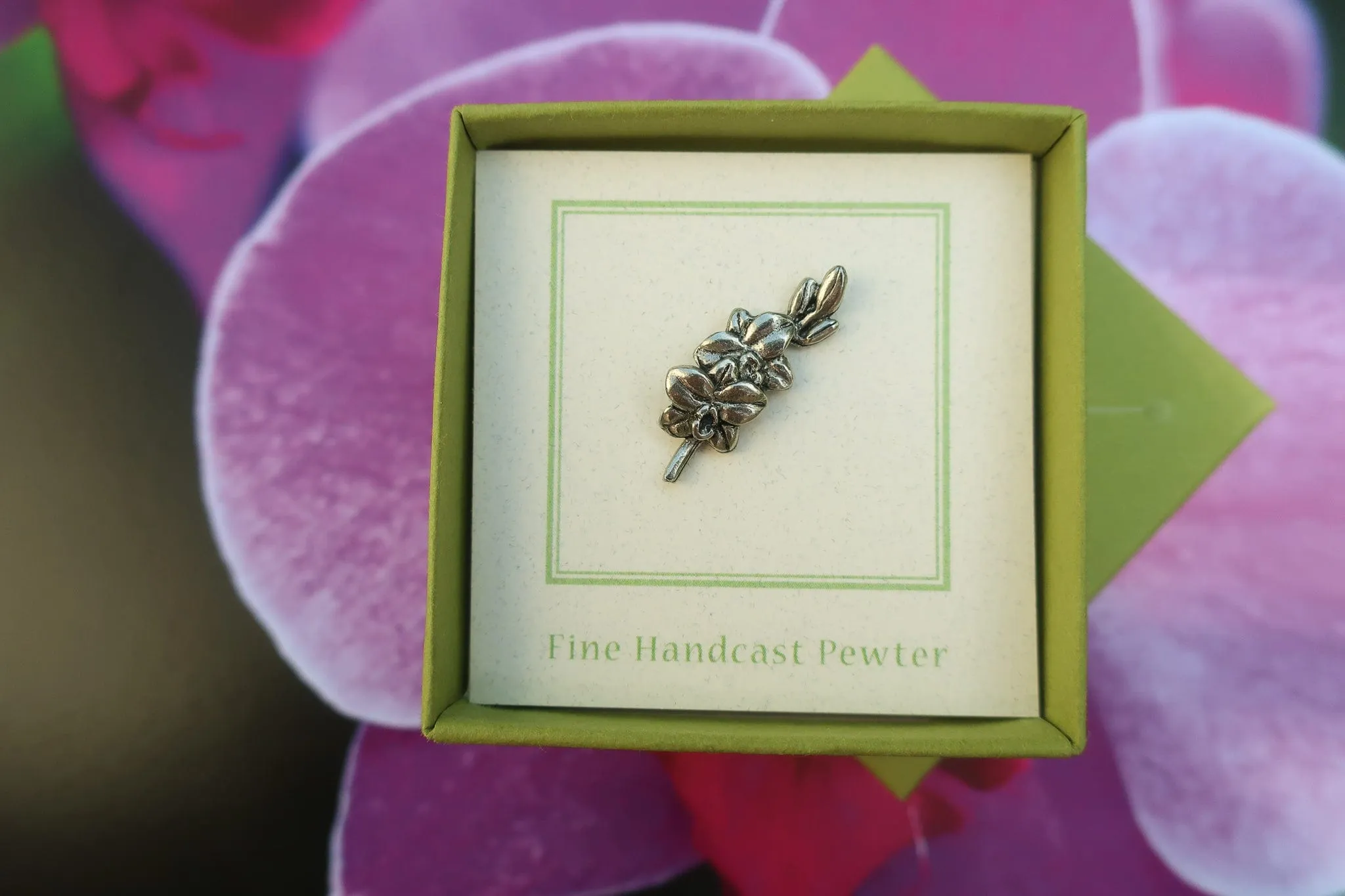 Orchid Lapel Pin