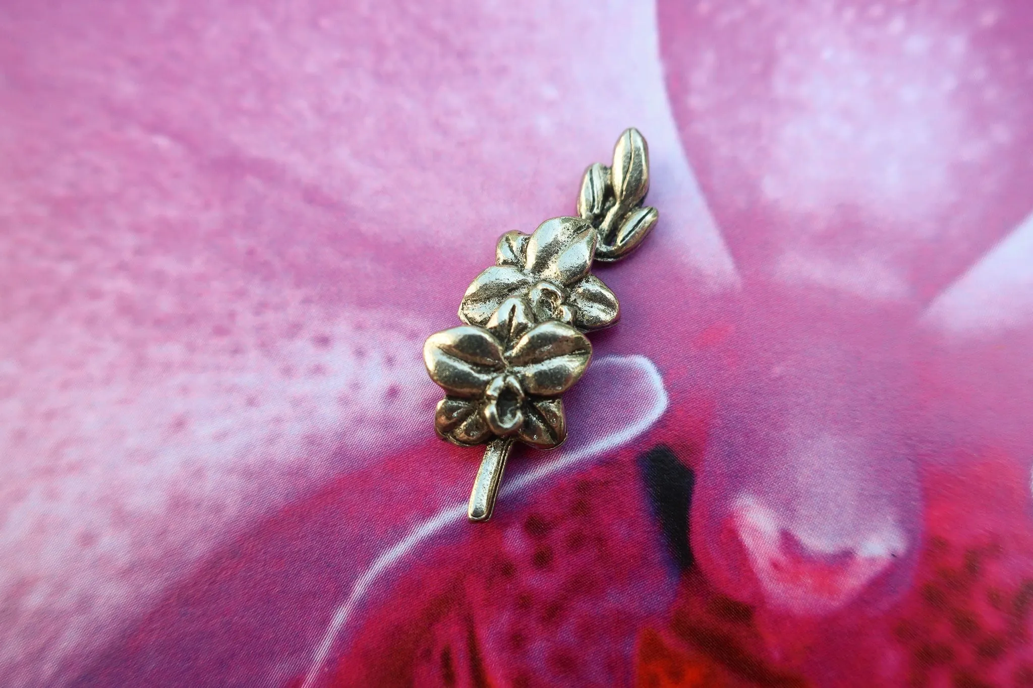 Orchid Lapel Pin