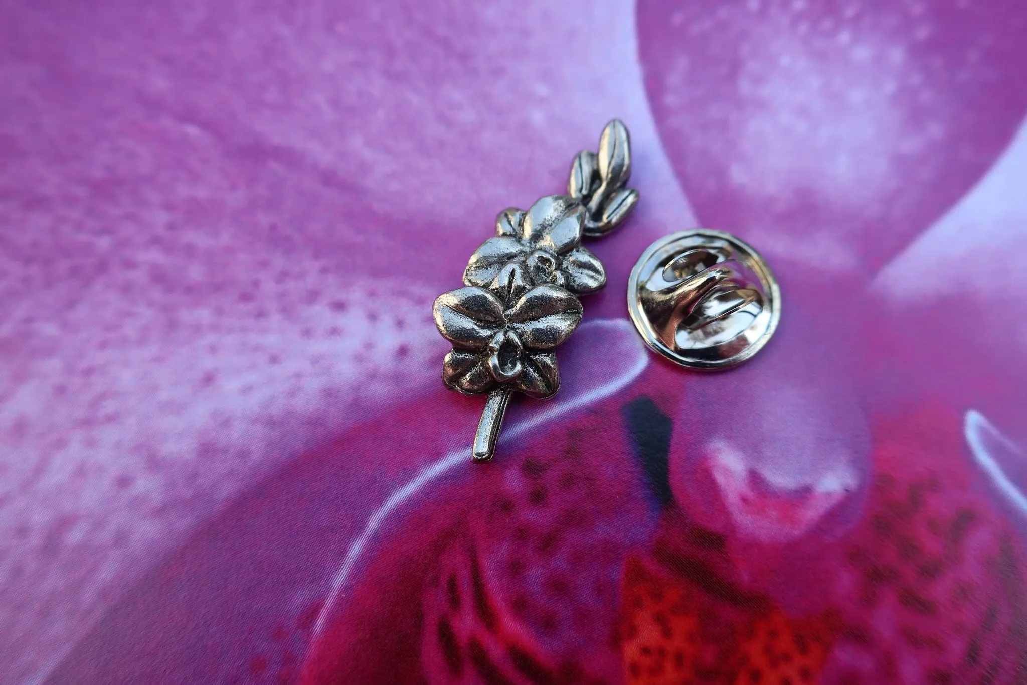 Orchid Lapel Pin