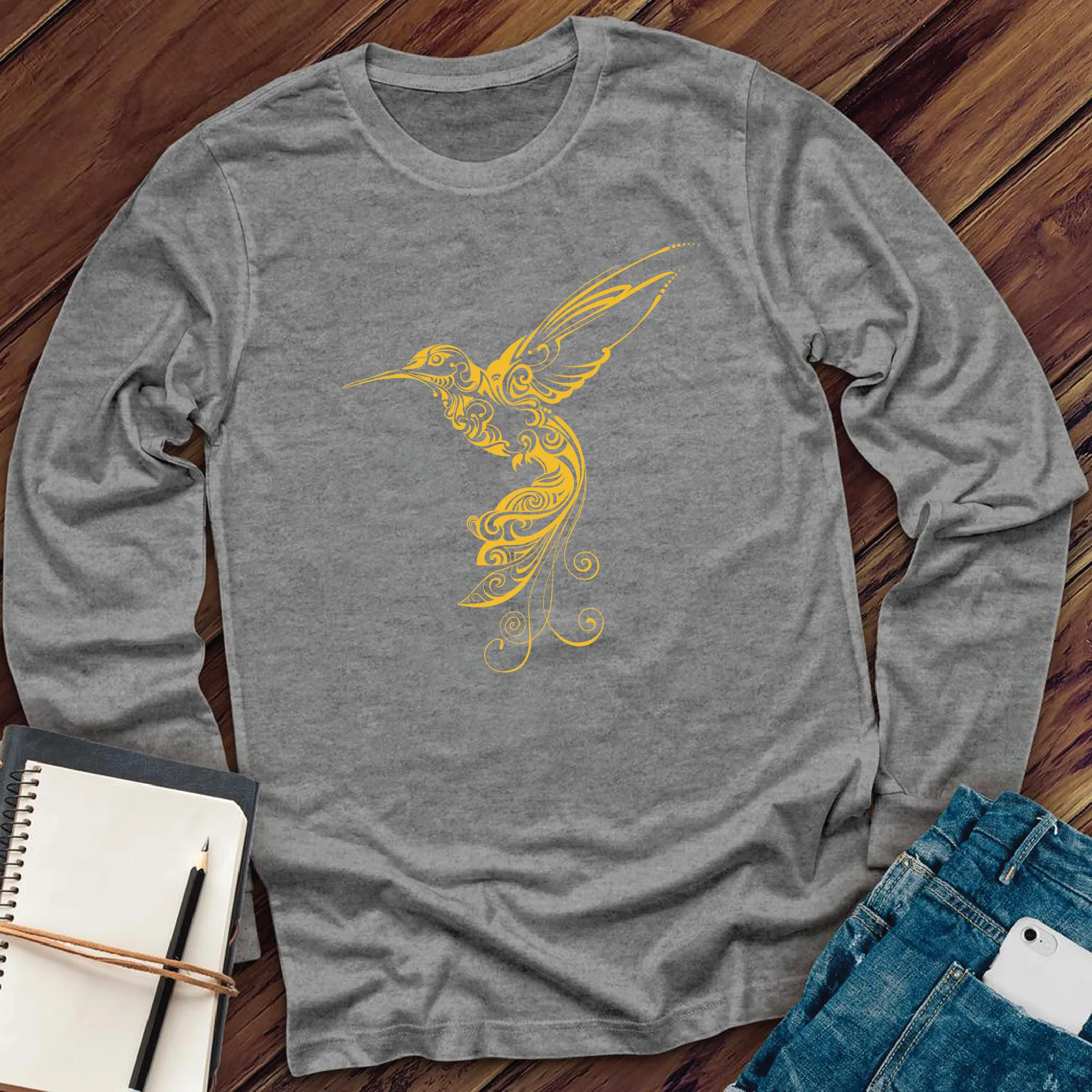 Ornamental Hummingbird Long Sleeve