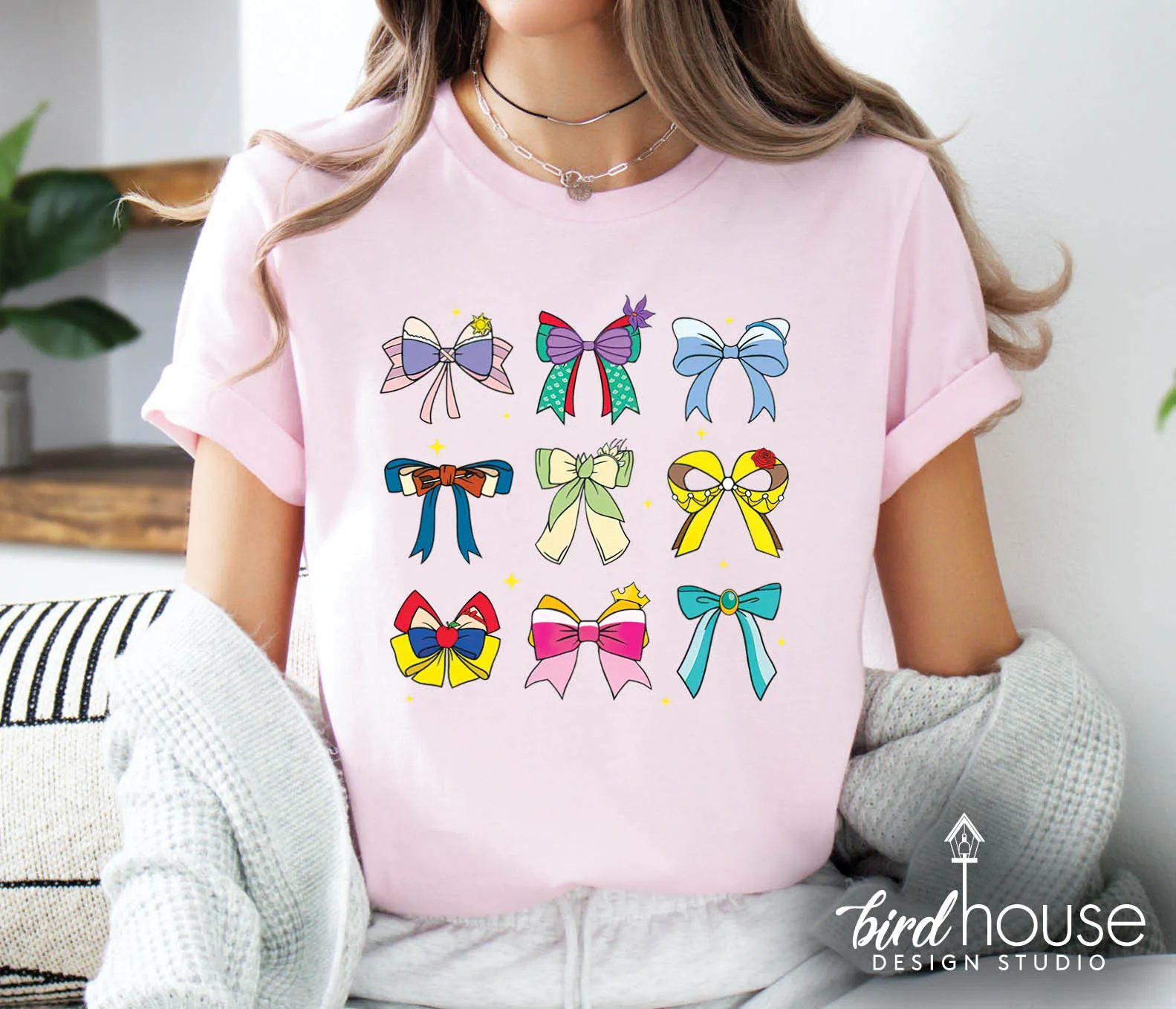 Princess Coquette Bows Graphic Tee Shirt