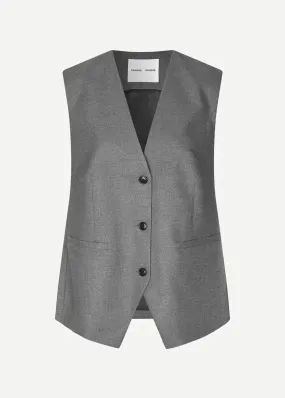 SALENI VEST | GREY MELANGE