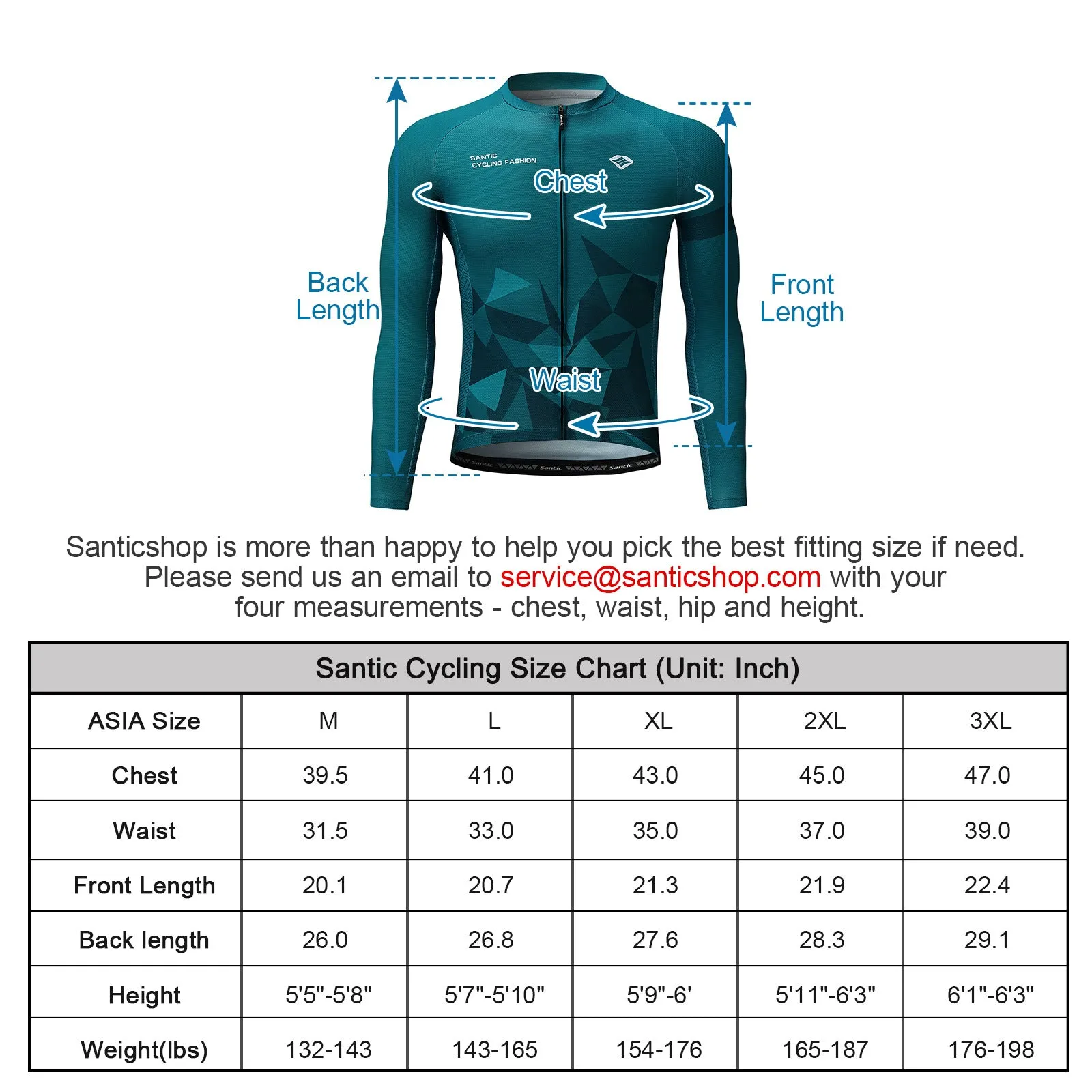 Santic Ares Men’s Cycling Jersey Bike Jersey Long Sleeve Green