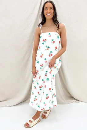 Santorini Maxi Dress Print