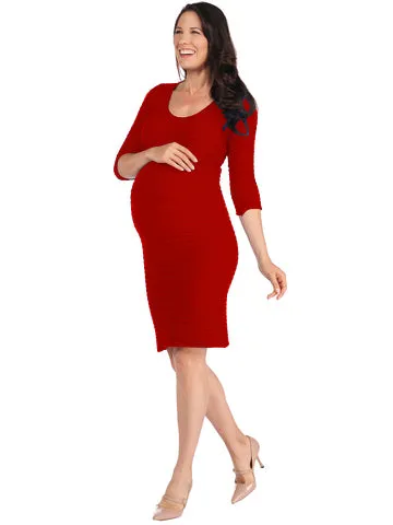 Scoop Neck Crinkle Dress (The Miracle Dress!)-Maternity (19DP)