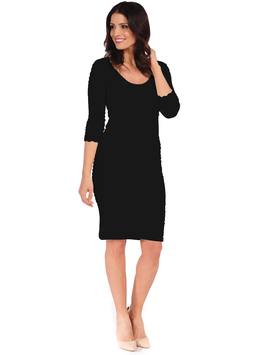 Scoop Neck Crinkle Dress (The Miracle Dress!)-Maternity (19DP)