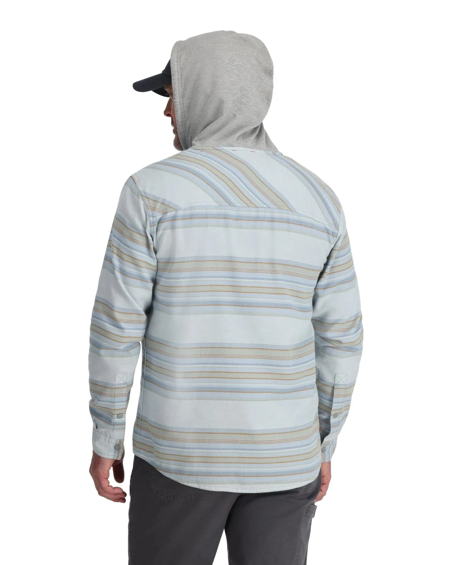 Simms MEN’s Santee Flannel Hoody with CRO Logo