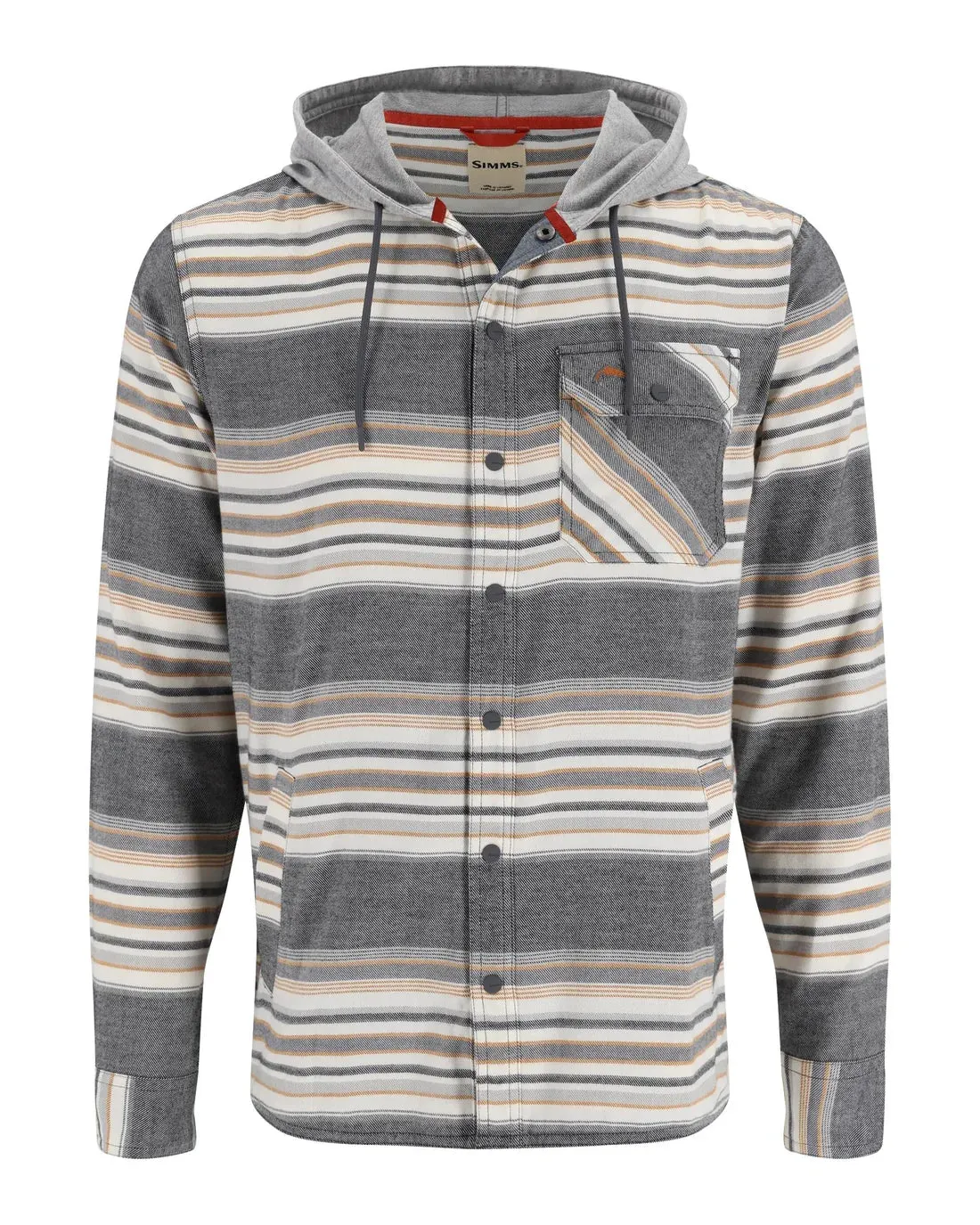 Simms MEN’s Santee Flannel Hoody with CRO Logo