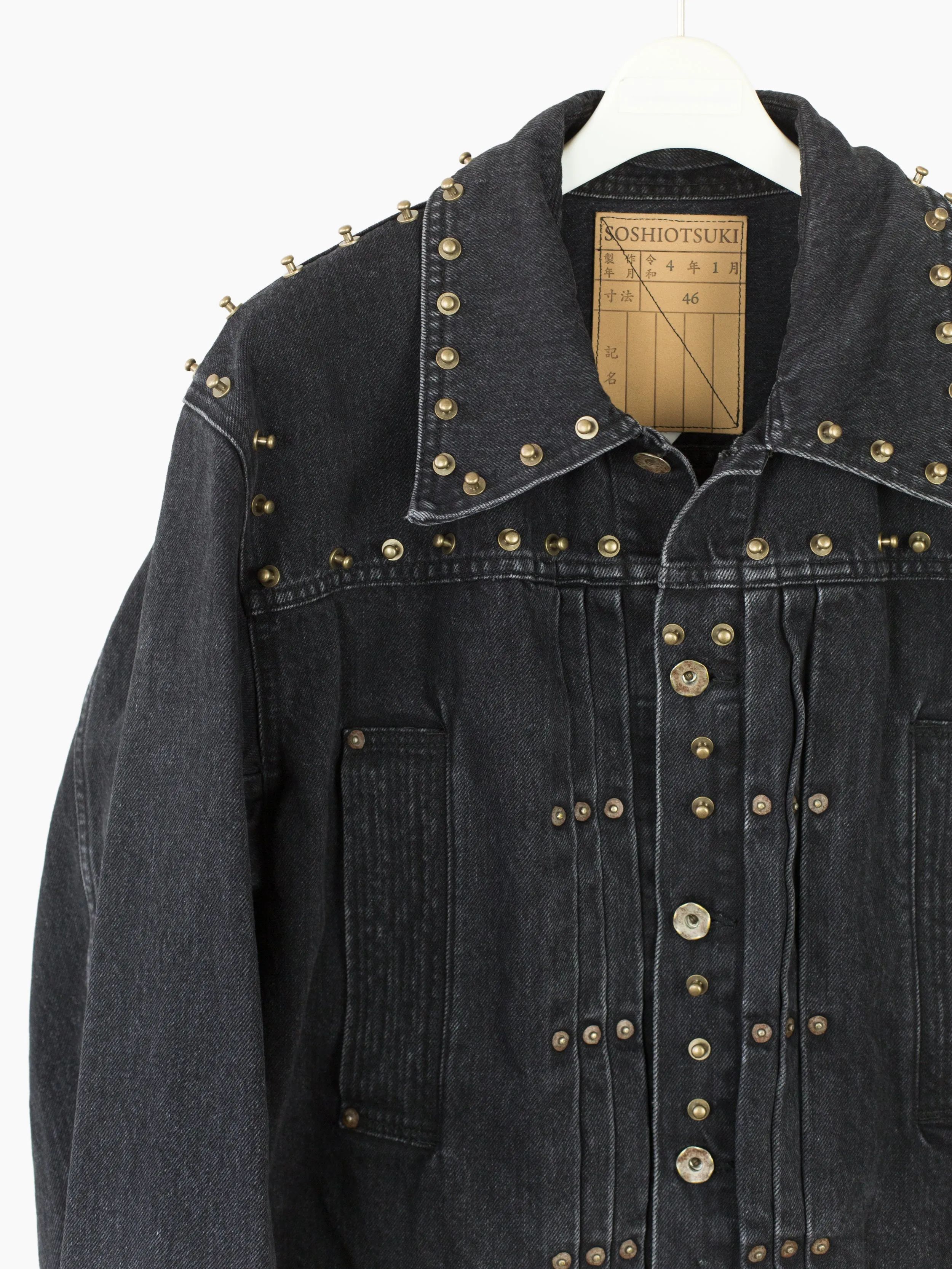 Soshiotsuki SS22 Studded BDH Denim Jacket