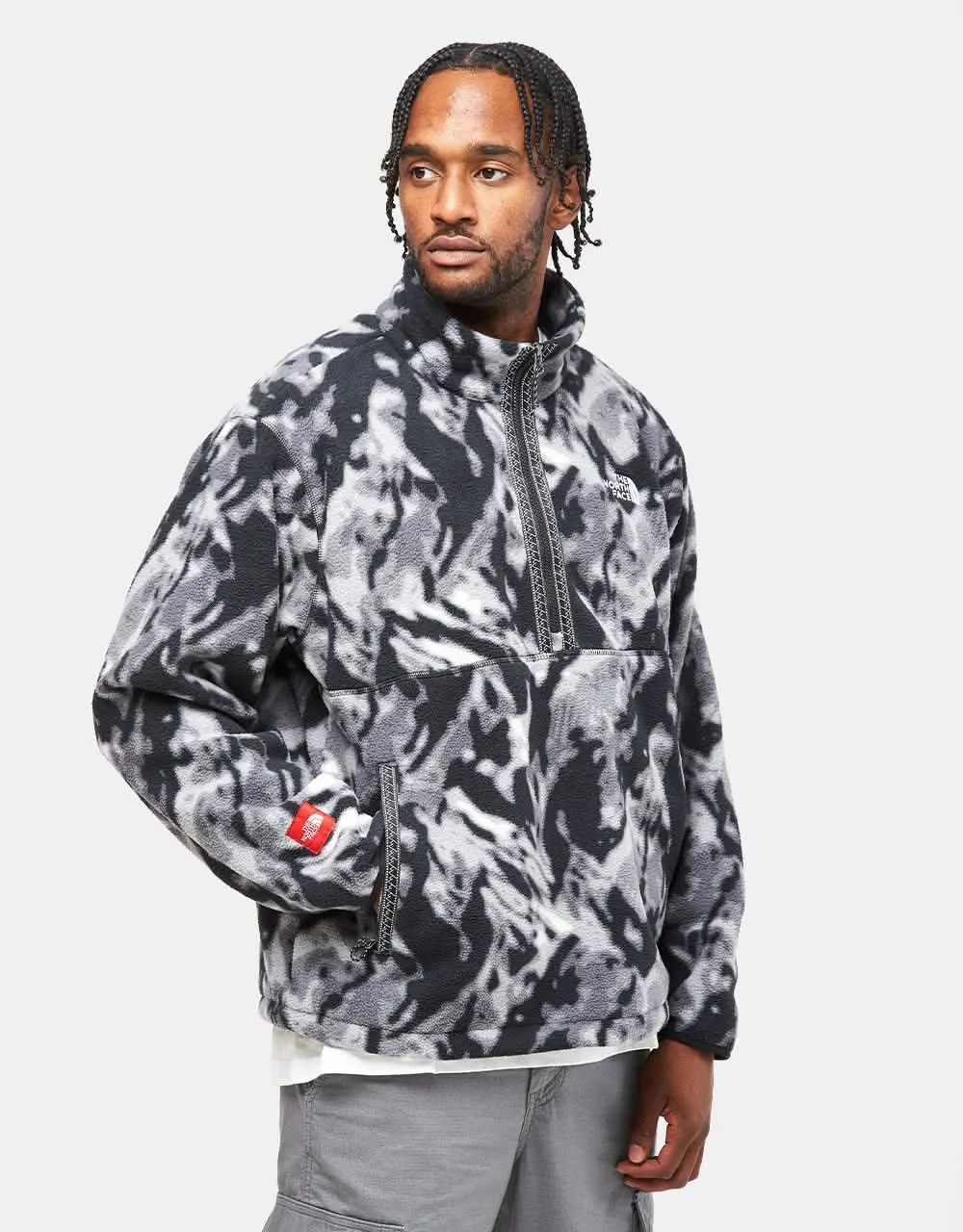 The North Face Fleeski 1/4 Zip Pullover - TNF Black 3D Summit