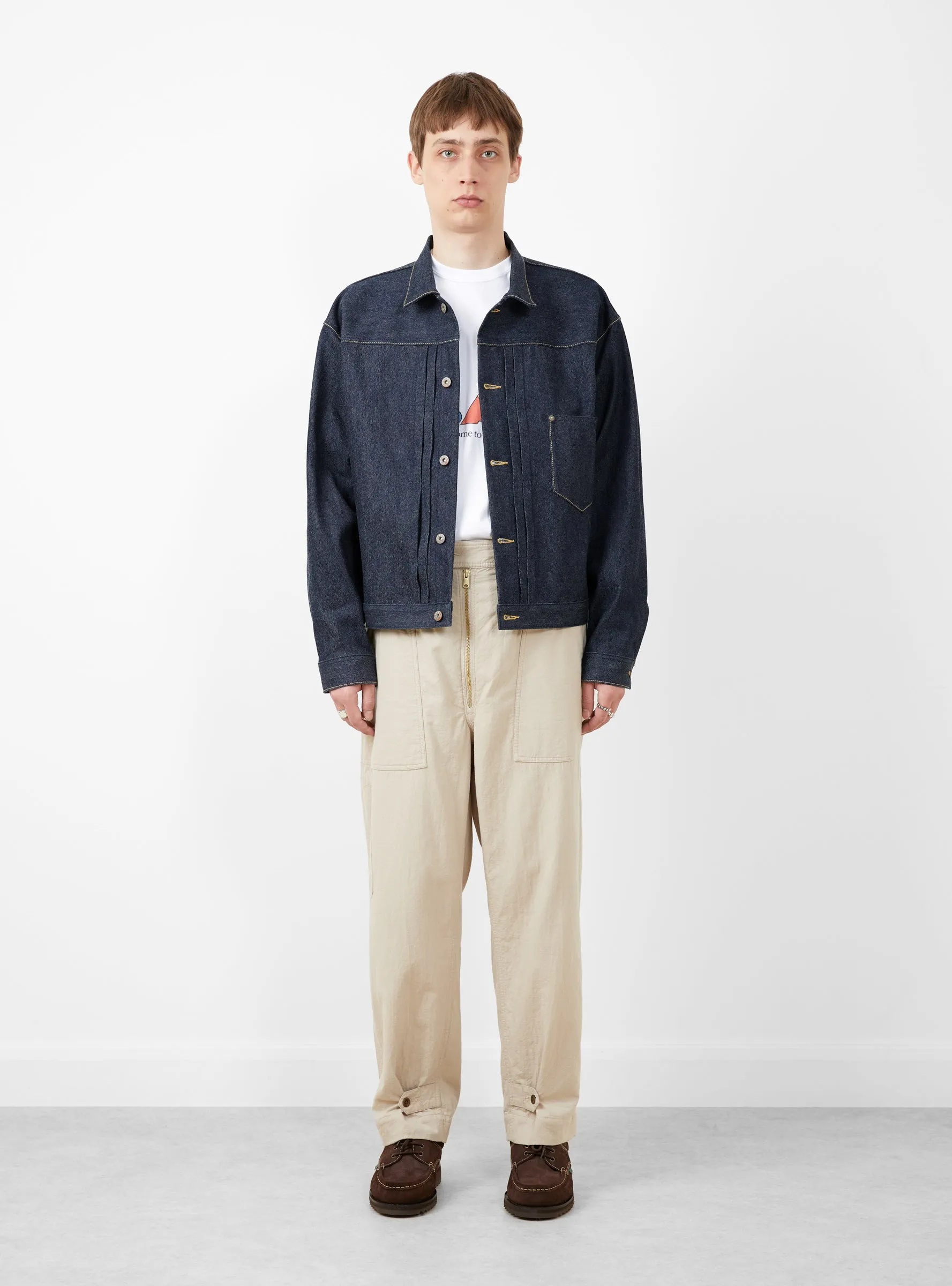 Type 1  Cashmere Denim Jacket Rinse