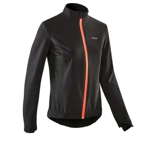 Van Rysel Women's Winter Road Cycling Jacket 100 - Black