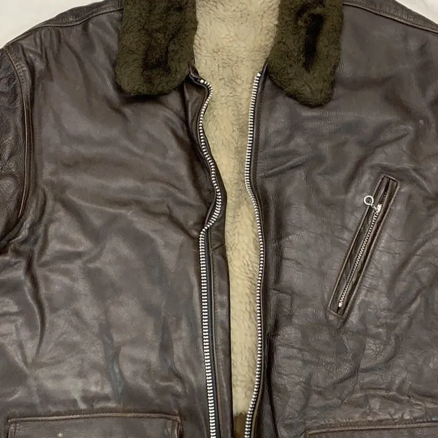 Vintage perfecto genuine steerhide leather jacket