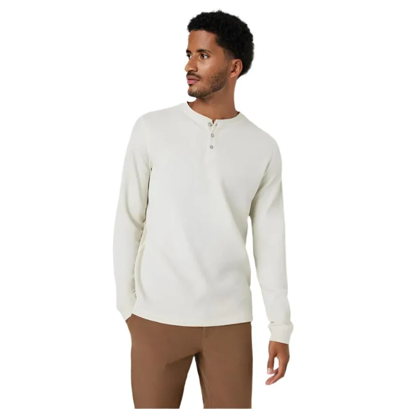 Vuori Men's Long Sleeve Waffle Henley