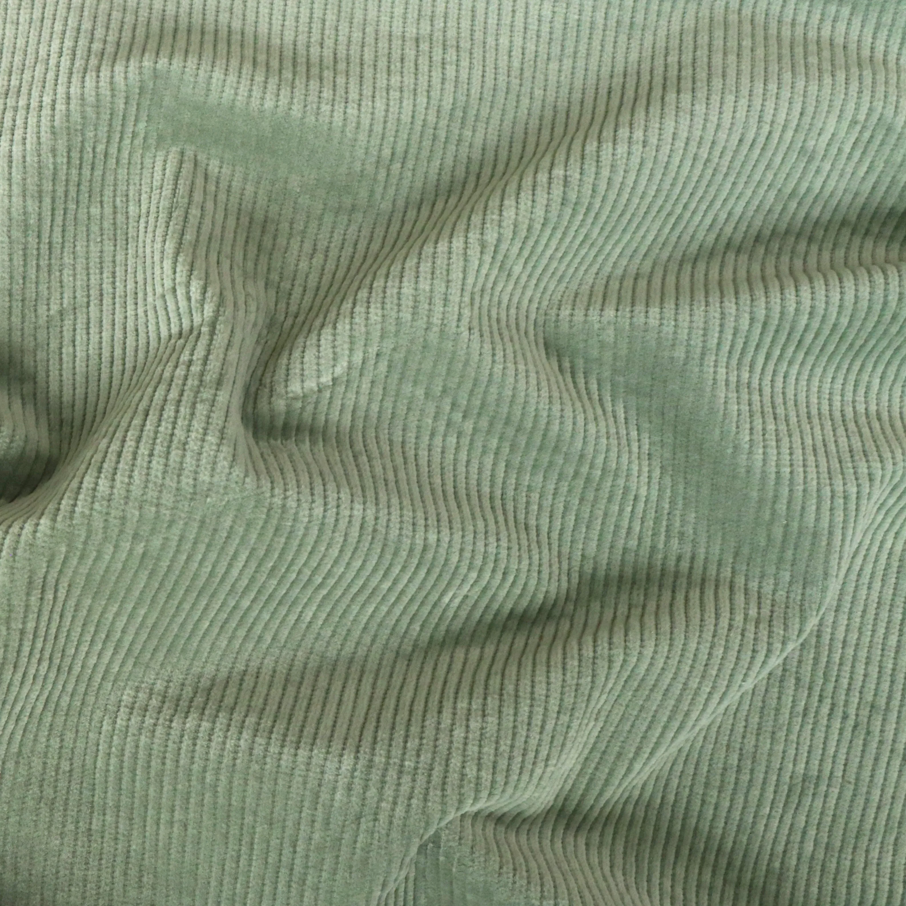 Washed Stretch Cotton Corduroy - Sage Green