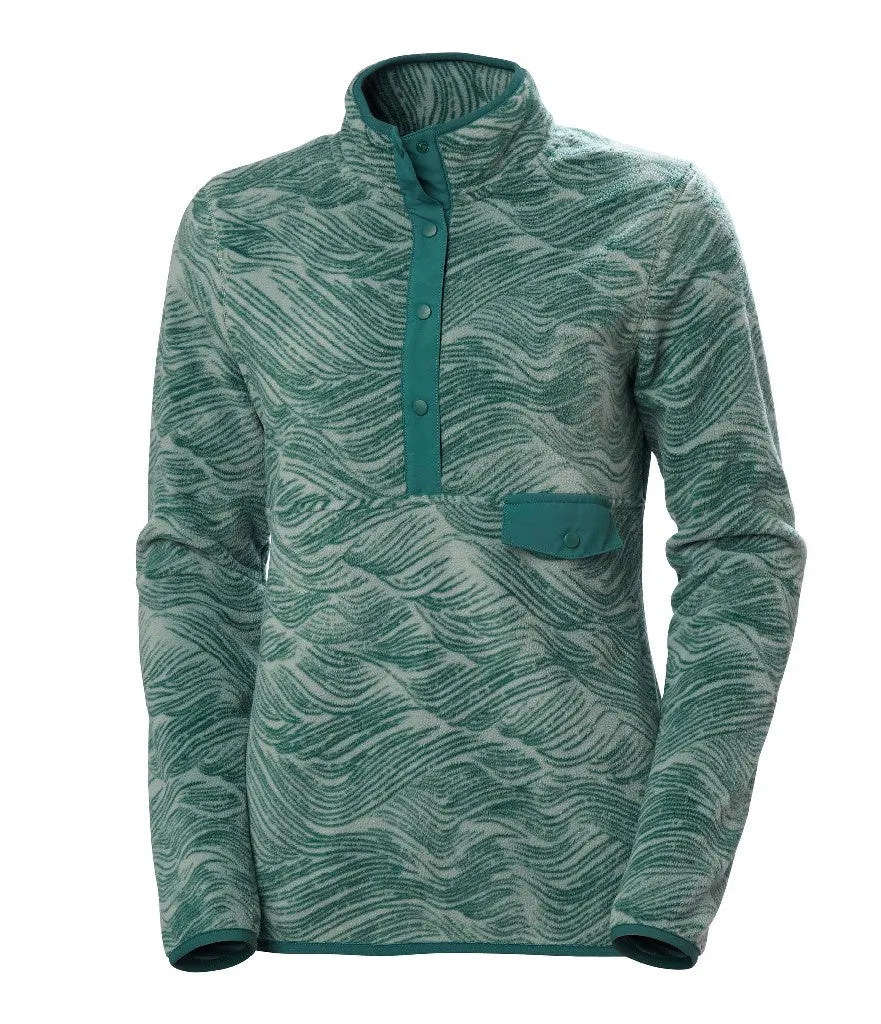 WOMEN'S MARIDALEN FLEECE - CACTUS WAVE AOP